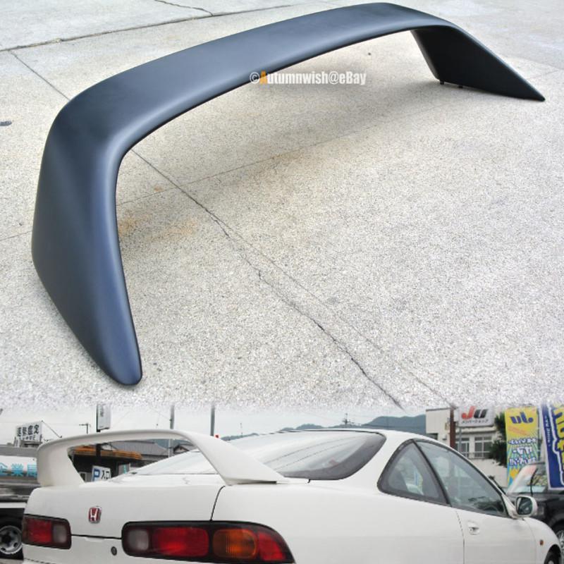 94 95 96 97 98-01 acura dc2 jdm t-r fiberglass black rear trunk spoiler wing 