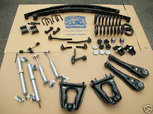 1967 mustang suspension restoration kit w/show up/lower