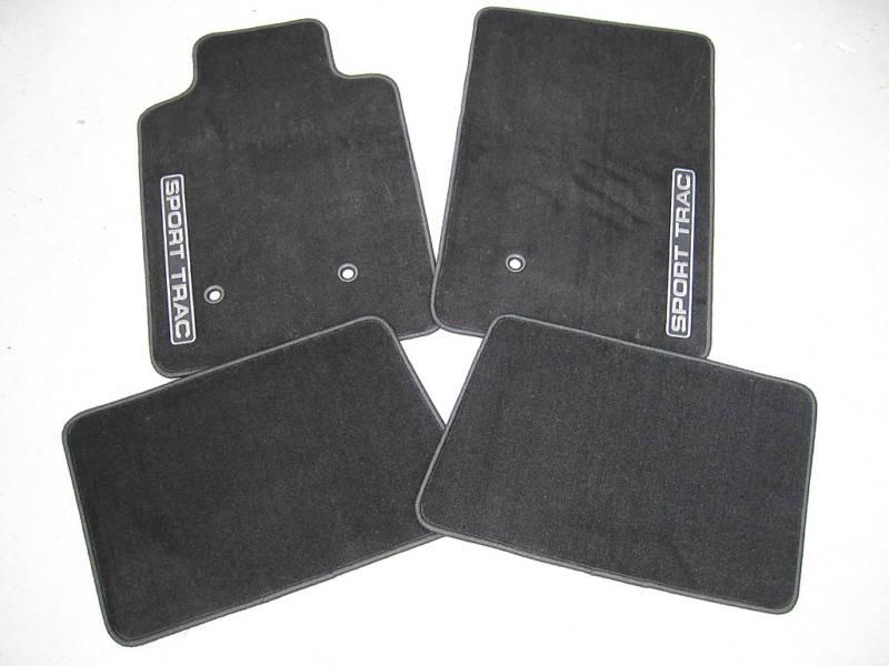 2009 2010 ford explorer sport trac carpeted floor mats black 4 piece set