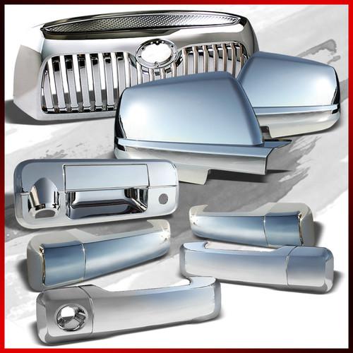 07-09 tundra grille+4 door handle+mirror covers+tail gate handle w/ camera hole