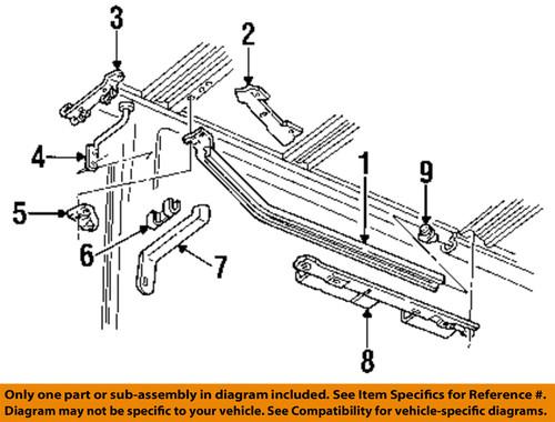 Gm oem 15092362 sliding door hardware-roller bracket