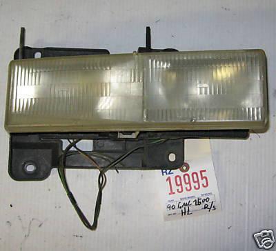 Chevrolet/gmc 90-99 pickup headlight head light/lamp rh