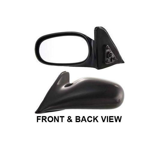 New drivers manual side mirror glass housing assembly 98-02 toyota aftermarket