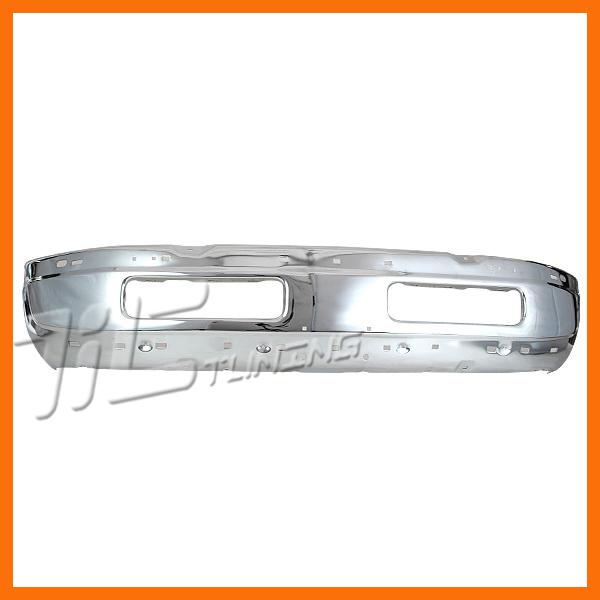 1999 dodge ram 1500 2500 3500 pickup front bumper chrome face bar w/o sport pkg