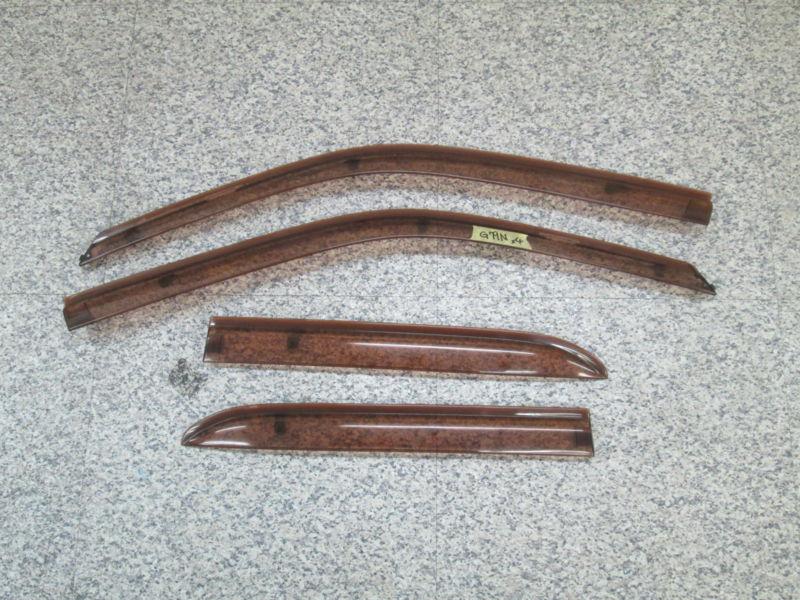 [g79n] jdm:nissan:skyline:er34:oem door visor x4 set