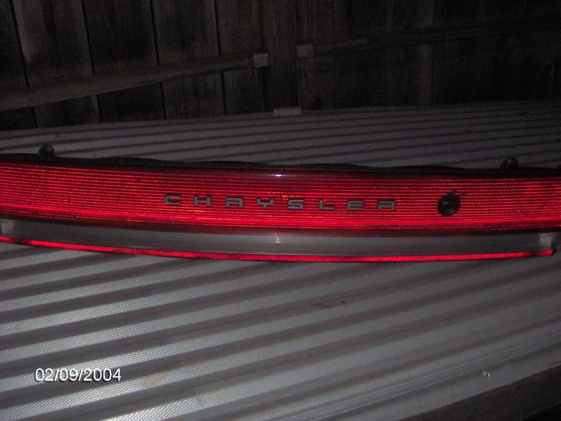 1997 chysler  concorde rear center light bar 