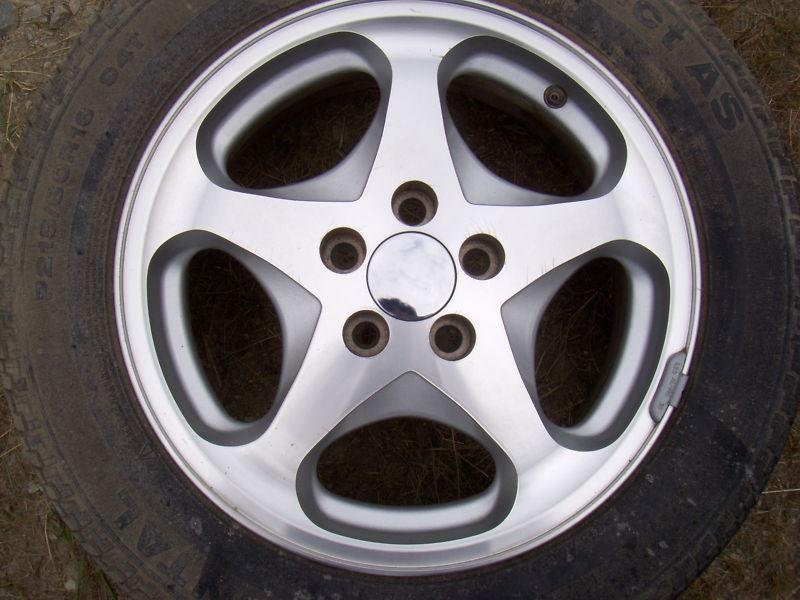 16" 1999 2000 2001 2002 ford taurus 5 spoke machined face alloy wheel/rim #3313