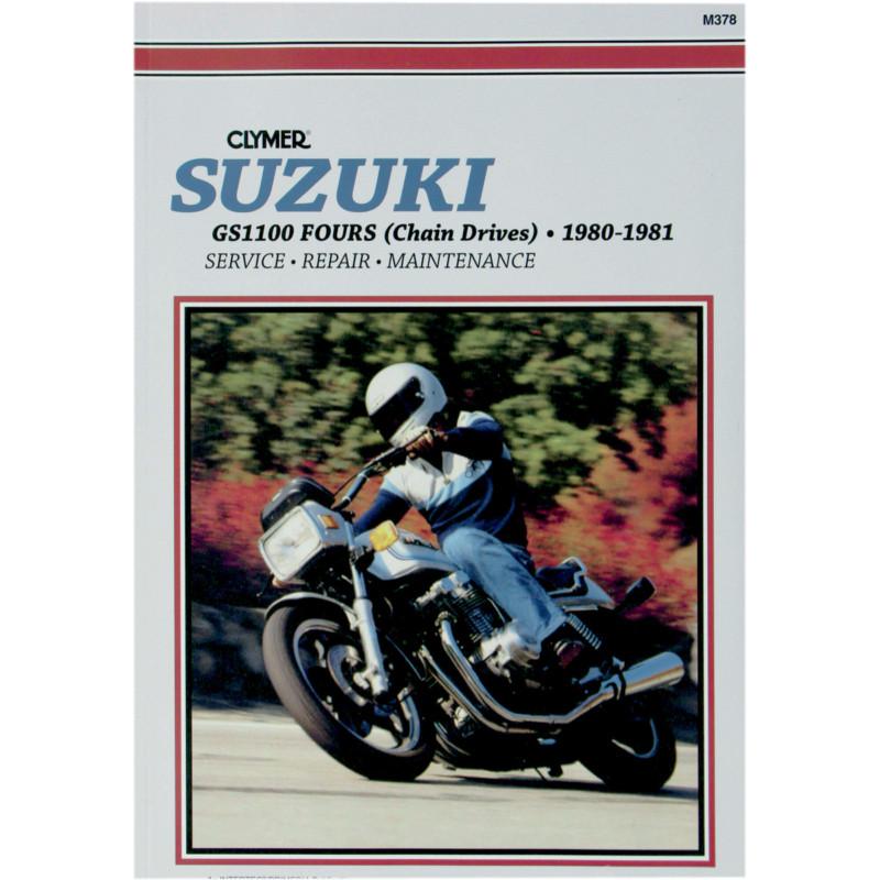 Clymer m378 repair service manual suzukigs1100e/1000lt/gsx1100ex chaindrive80-81