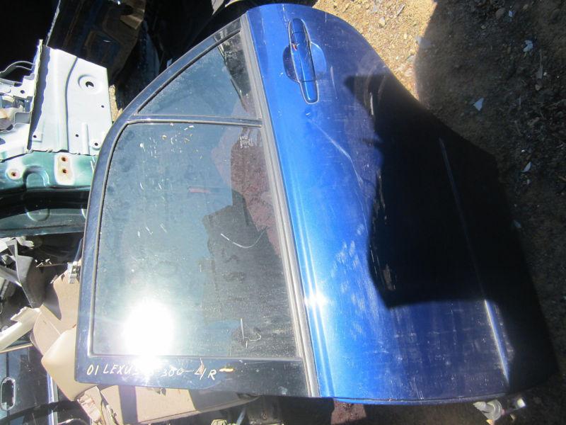 2001-2005 lexus is300 left rear door blue color (just shell) oem *b-4