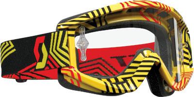 Scott recoil pro xi adult goggle maze yellow