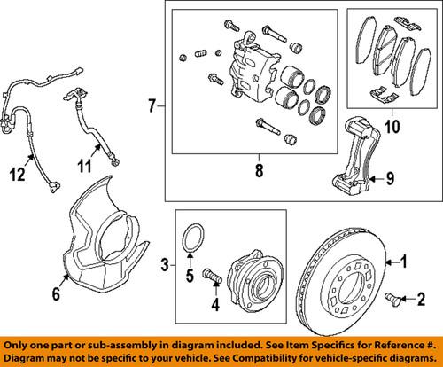 Kia oem 1220306167b brake-rotor screw