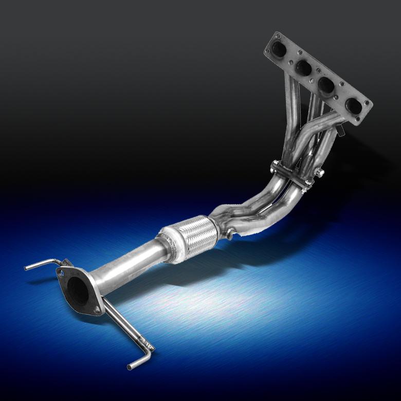 93-97 mx6 probe 2.0l l4 cylinder 4cyl dohc t-304 stainless steel header exhaust