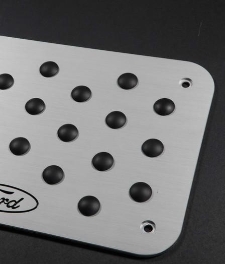 For ford car carpet non-slip pad pedal aluminum alloy with screw and rubber