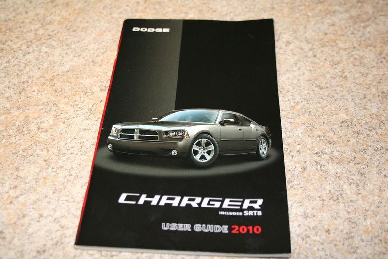 Lot of 5 five 2010 10 dodge charger user guides  owners manuals