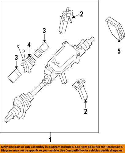 Mercedes-benz-mb oem 2214600325 steering column-motor assembly