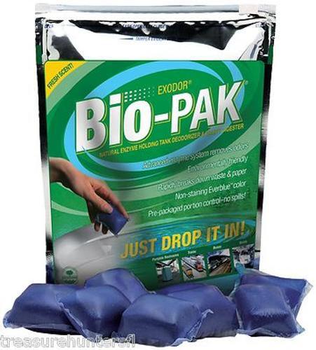 Bio pack natural holding tank deodorizer waste digester black gray water pcs 50 