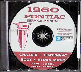 1960 pontiac cd shop manual and body hydra matic and ac repair manuals 60