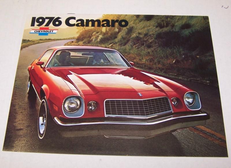1976 camaro dealer sales brochure original 8 pages minty 8.5" x 11"