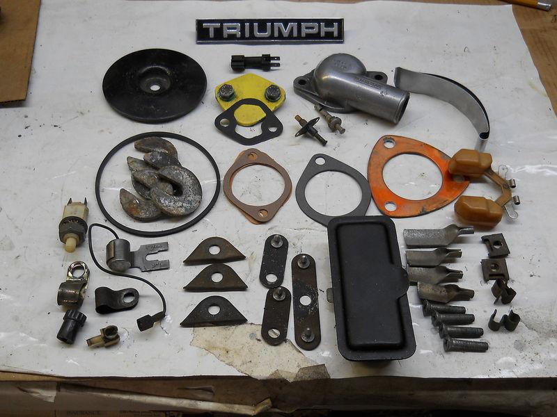 Tr6 triumph bundle of good small parts lqqqk free/shipping