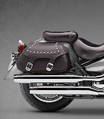 Road star silverado studded saddlebags & mounts kit