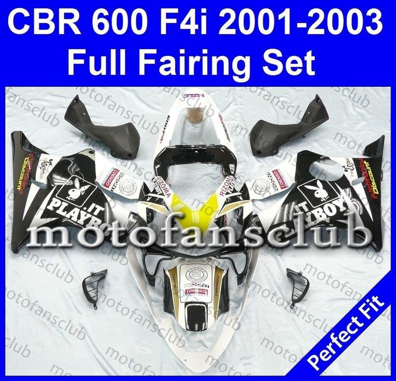 Fit honda cbr600f4i 01 02 03 cbr600 f4i 600f 2001 2002 2003 fairing kit #16 b