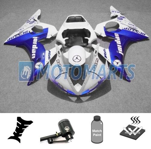 Bundle fairing kit w/ brake fluid reservoir oil pot for yamaha yzf 600 r6 03 ak