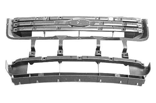 Replace fo1223108pp - ford fusion grille mounting panel brand new grill oe style