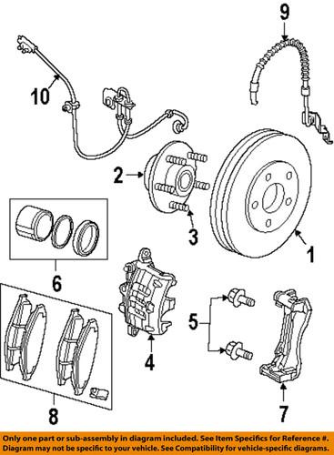 Dodge oem 4862211ac brake-brake hose