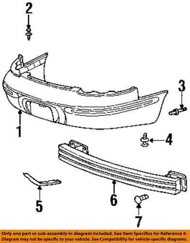 Mopar oem 6506110aa rear bumper-reinforcement bolt