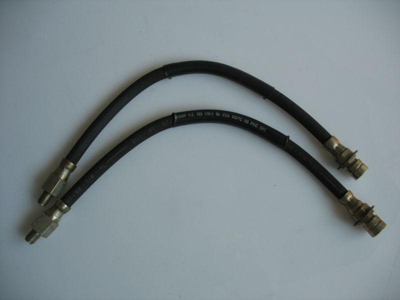 1971-73 mustang/cougar front drum brake hoses (2 hoses included)