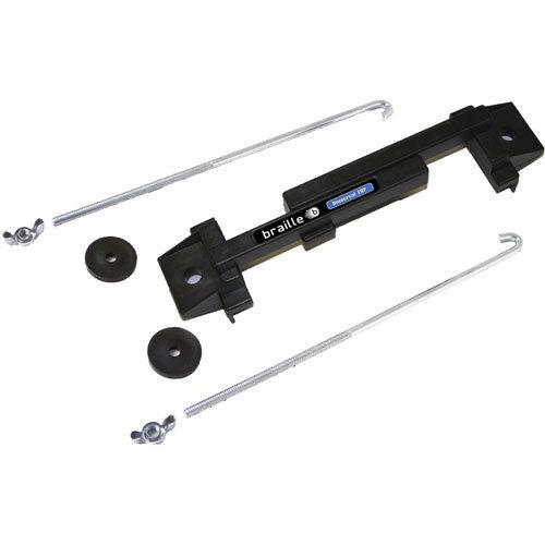 Braille battery 6188 universal frp mount kit w/ 8'' plated steel j-hooks