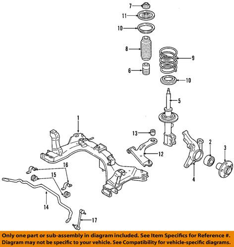 Mazda oem ec0134350n suspension control arm/control arm