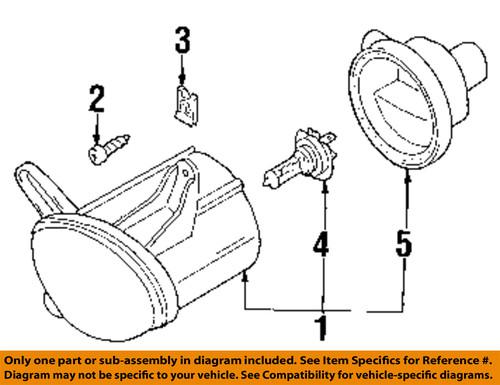 Volkswagen oem 3b7941699a fog light-fog lamp