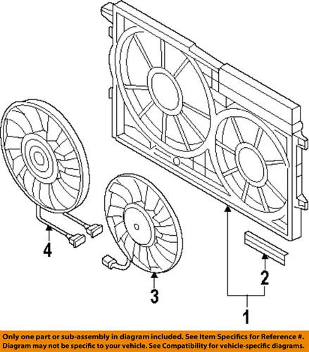 Volkswagen oem 1k0959455ea engine cooling fan motor/radiator fan motor