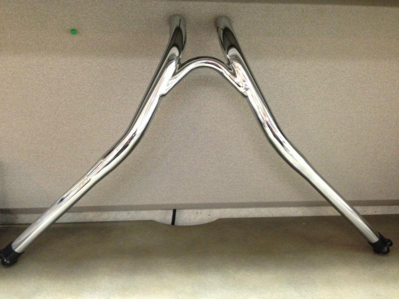 New 1.25" chrome lowrider bars dimpled.  part # 1803-0282