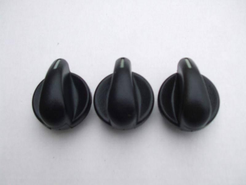 95-05 cavalier z24 sunfire a/c climate control fan knobs (3) knob switch black