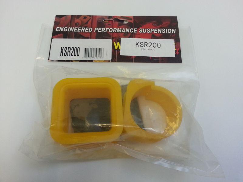 Ksr200 whiteline steering rack bushing kit (25mm passenger side bracket)