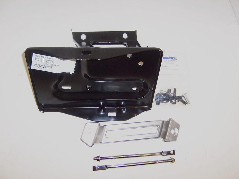 1967 1970 mustang battery tray & billet hold down installation kit.with hardware