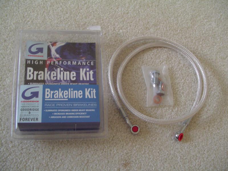 Goodridge brake line kit 2005 suzuki gsxr 1000 rear brake line +6 