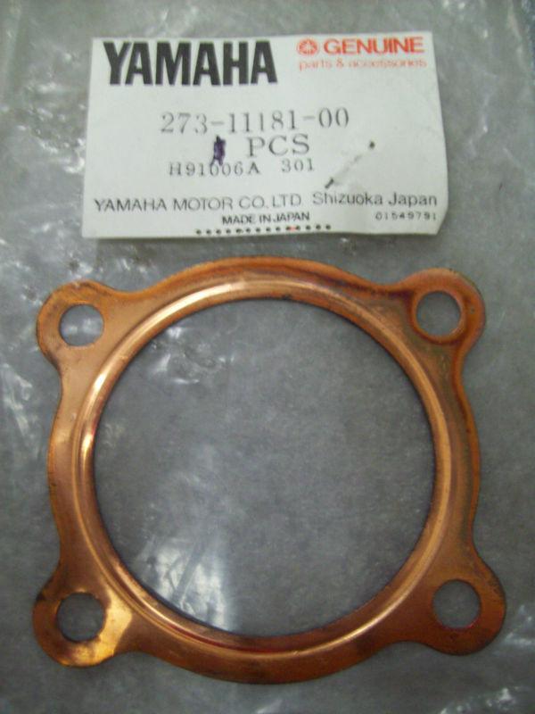 Genuine yamaha cylinder head 1 gasket rd200 cs3 ycs1 273-11181-00-00 new nos