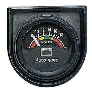 Auto meter 2356 autogage 1-1/2 electric voltmeter gauge 8-18 volts new