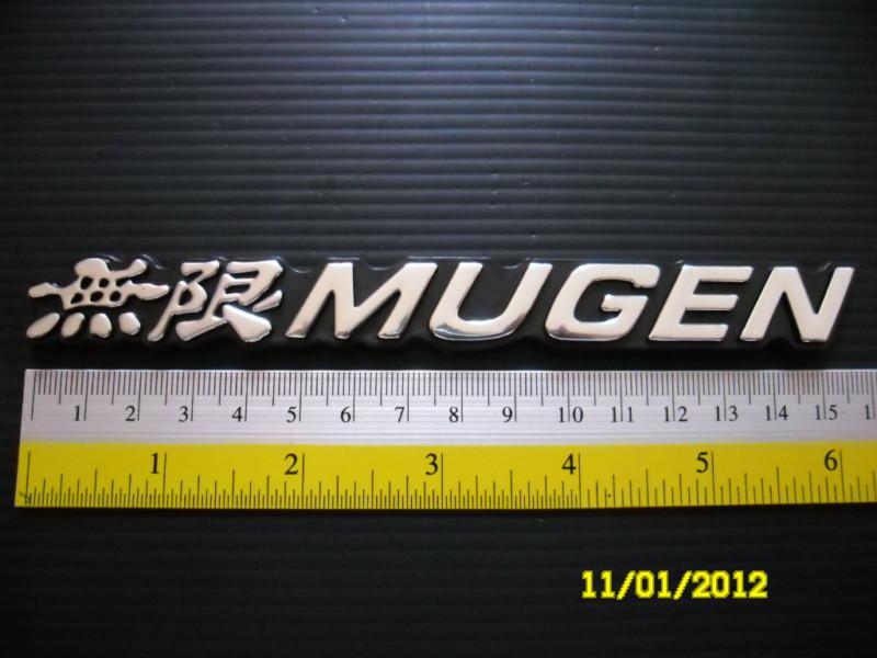 Jdm mugen abs sticker badge for honda. car tuning, detailing.