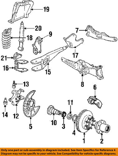 Ford oem e2tz5a306g frame-housing