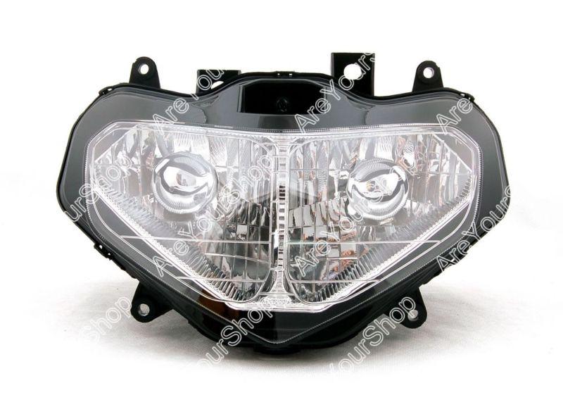 Front headlight headlamp assembly suzuki gsxr 600/750 01-03 gsxr1000 01-02 clear