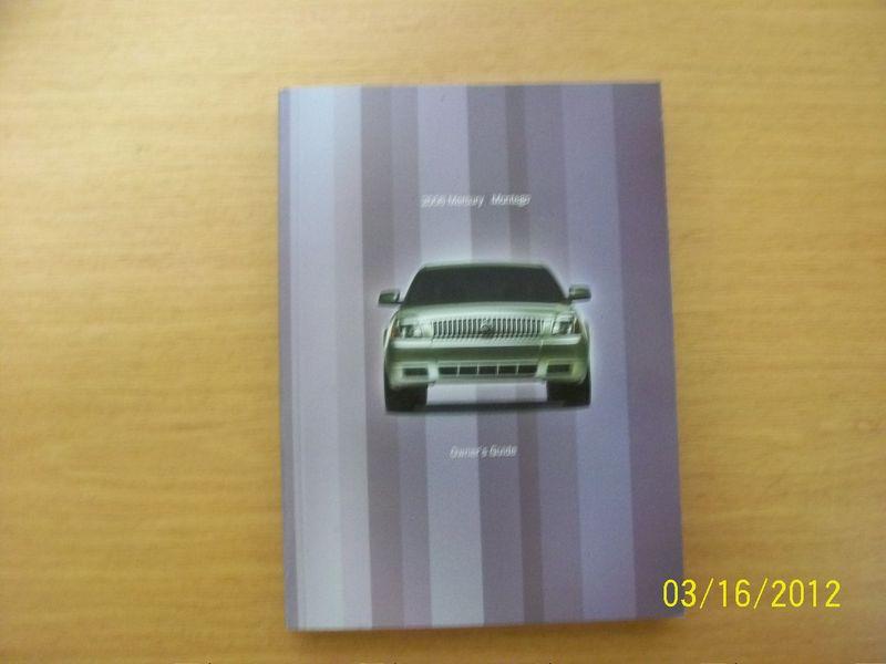 2006 mercury montego owners manual