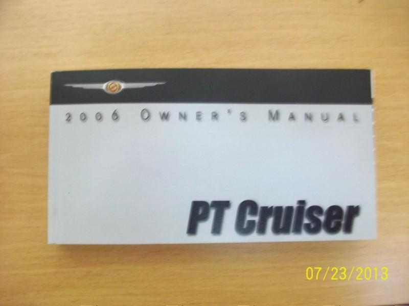 2006 chrysler p.t. cruiser  owners manual 