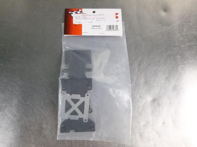 Traxxas t-maxx 3.3 2.5 e-maxx rear skid plate gray new tra4938