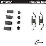 Centric parts 117.65021 rear disc hardware kit