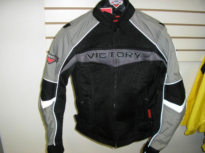 Victory motorcycles men's medina mesh jacket 5xl ventilated! discounted!!