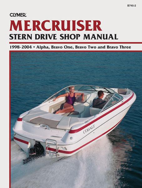 Clymer do-it-yourself marine manual mercury stern 1998-2004 b-745-2